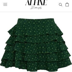 ALPINE BUTTERFLY ELLE ONE PIECE SWIMSUIT AND SWIM SKIRT